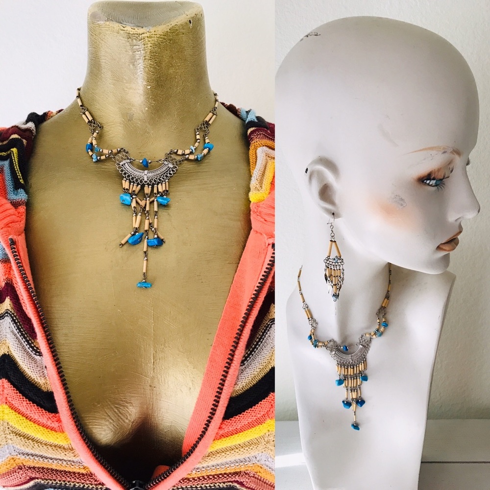 Beautiful Handmade Necklace & Earrings Set